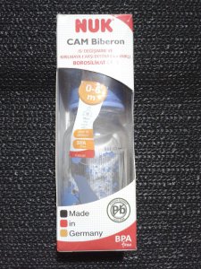 NUK MARKA EMZİKLİ CAM BİBERON.SIFIR ÜRÜN.