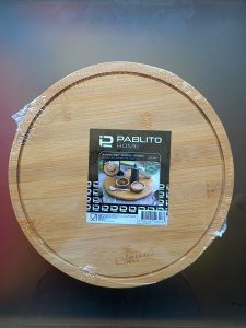 360 DÖNER, SUNUM İÇİN BAMBU TABAK.