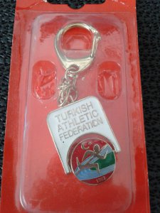TÜRK ATLETİK FEDERASYONU ANAHTARLIK KOLEKSİYONLUK SIFIR.