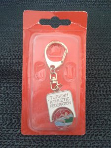 TÜRK ATLETİK FEDERASYONU ANAHTARLIK KOLEKSİYONLUK SIFIR.