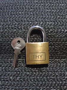 TÜRK HAVA YOLLARI DAMGALI ASMA KİLİT DEKORATİF KOLEKSİYONLUK