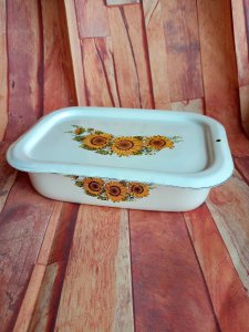 SOVYET DÖNEMİ EMAYE KAP VINTAGE.