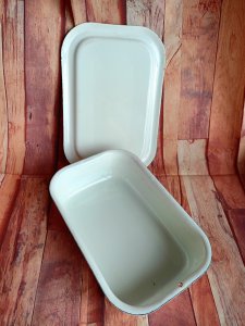 SOVYET DÖNEMİ EMAYE KAP VINTAGE.