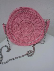 Örgü zincir askılı çanta