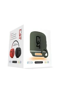 POWERWAY  Powerway C4 Siyah Bluetooth Hoparlör Sese Duyarlı Led