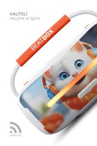 Powerway Beatbox Animals Kedi Bluetooth Hoparlör