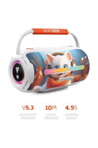 Powerway Beatbox Animals Kedi Bluetooth Hoparlör