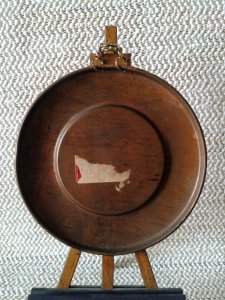 ERZİNCAN EL İŞİ DEKORLUK TERMOMETRELİ DUVAR TABAĞI.