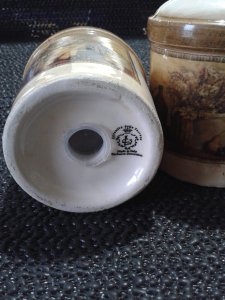 İTALYAN DAMGALI PORSELEN BAHARATLIK TUZLUK BİBERLİK.