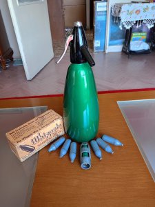 MERAKLISINA DEKORLUK KOLEKSİYONLUK SPARKLETS SODA SİFONU.