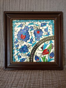 KÜTAHYA ÇİNİ EL İŞÇİLİĞİ KARO, HAND MADE.