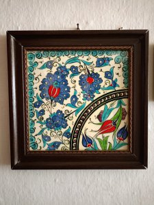 KÜTAHYA ÇİNİ EL İŞÇİLİĞİ KARO, HAND MADE.