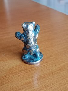 BERLİN AYISI PİRİNÇ DÖKÜM NADİR KOLEKSİYONLUK DEKORLUK..